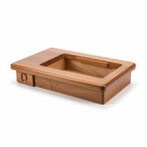 CAJA DE MADERA PARA MAQUINA DOMESTICA