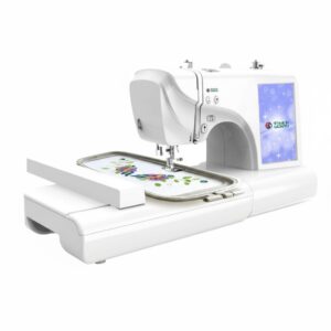 MAQUINA DE COSER Y BORDAR UNA AGUJA, AREADE BORDADO 23X10 VELOCIDAD, MONITOR DE 7"  DE 850PPM