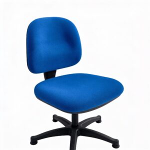 SILLA DE COSTURA AZUL Y NEGRA