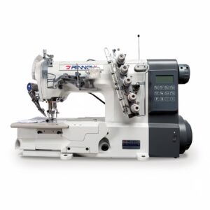 RECUBRIDORA COLLARETERA ELECTRONICA, MOTOR DE PASO, DIRECT DRIVE, CON CORTE DE HILO, VELOCIDAD MÁXIMA 5000 PPM, LUZ LED. (COMPLETA)