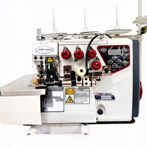 OVERLOCK ENCARRUJADORA 5 HILOS DIRECT DRIVE, POSICIÓN DE AGUJA AUTOMÁTICO, CONTROL DE VELOCIDAD DIGITAL